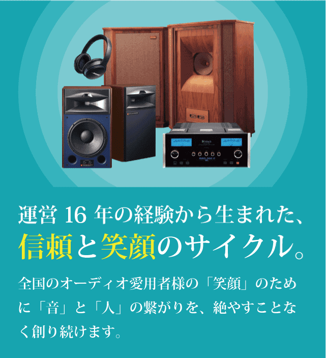 オーディオ買取専門店リサウンド がっかりさせない信頼の買取